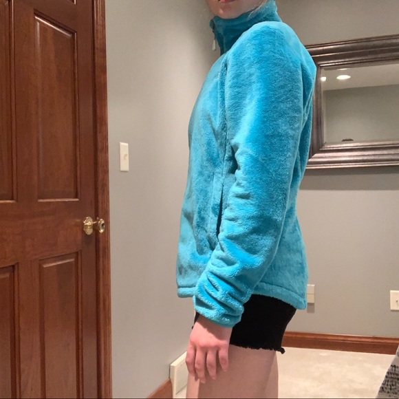 The North Face Blue Osito Furry Jacket Small - Picture 7 of 7